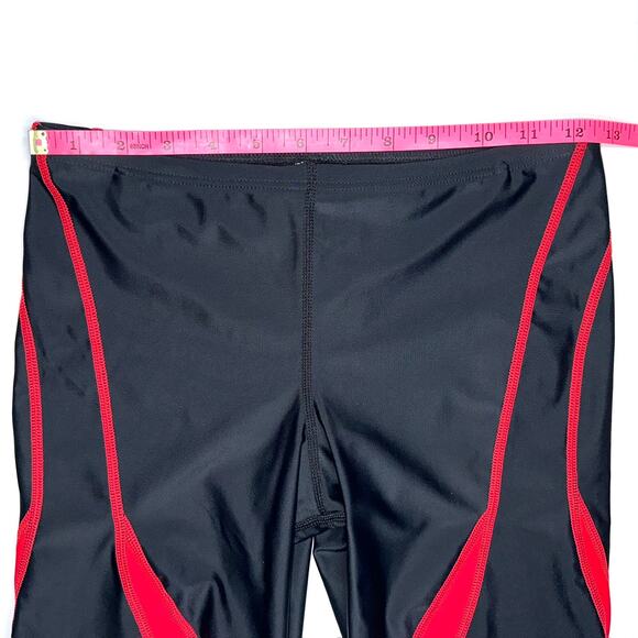 NWT TYR Men’s Alliance Splice Jammer Black Red Swimsuit Size 32 - Picture 11 of 13